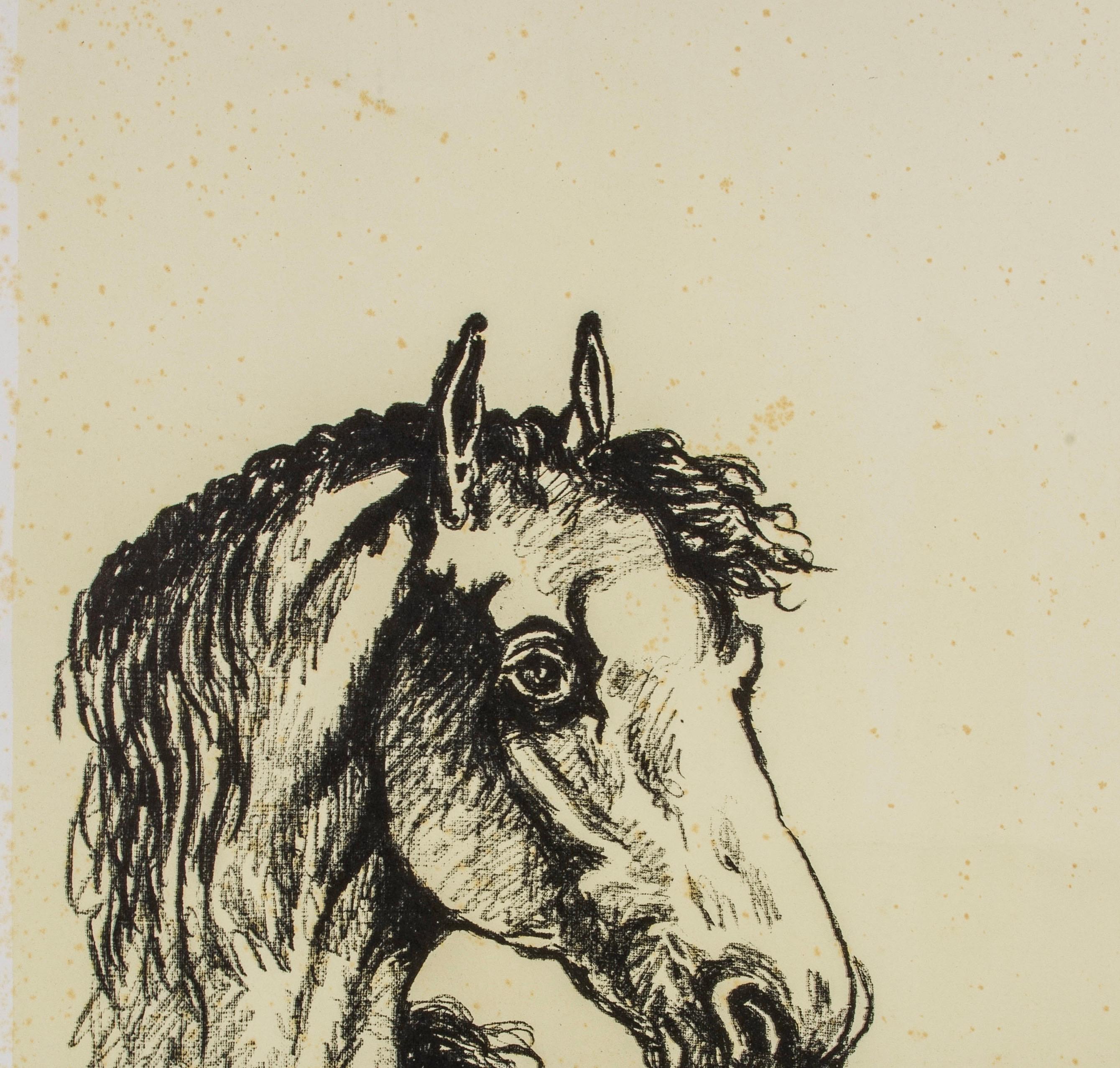 Giorgio de Chirico 1960s Original Signed Lithography - Modern Print by Giorgio De Chirico