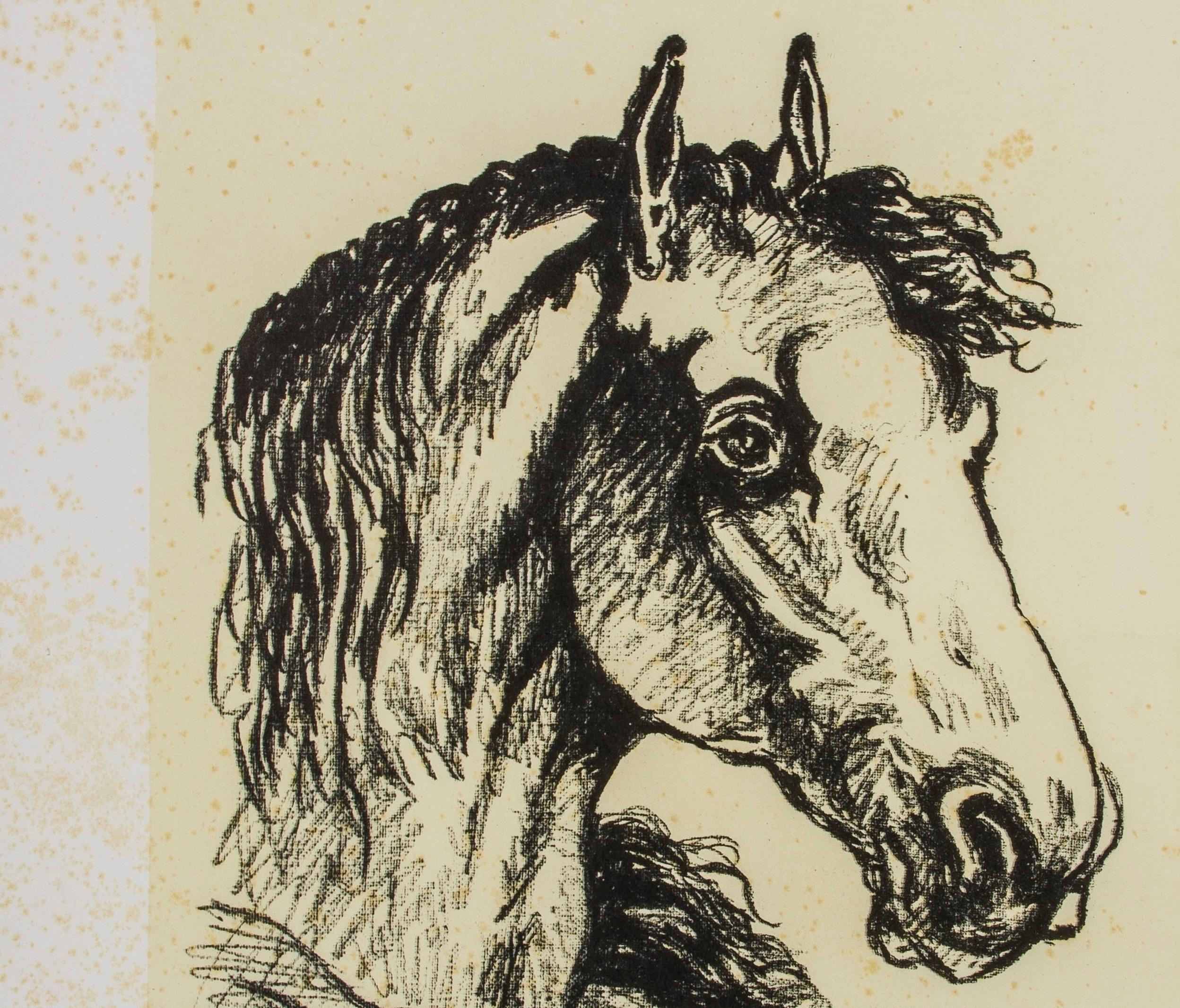Giorgio de Chirico 1960s Original Signed Lithography For Sale 1