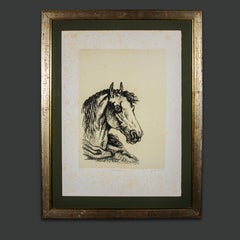 Giorgio de Chirico 1960s Original Signed Lithography