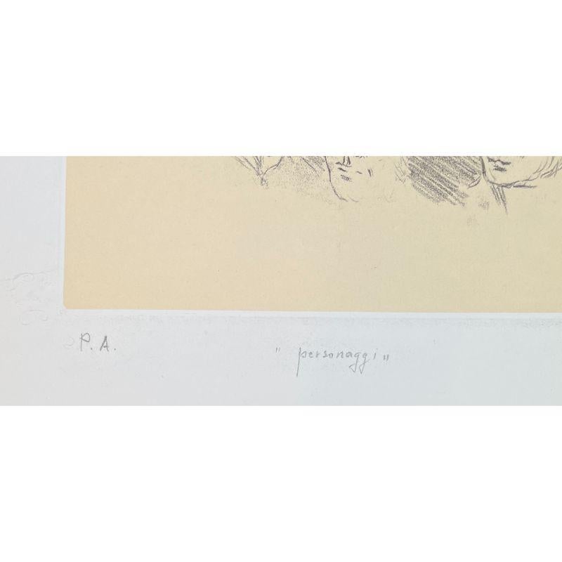 Giorgio De Chirico - Personaggi - Hand-Signed Etching, 1973 2
