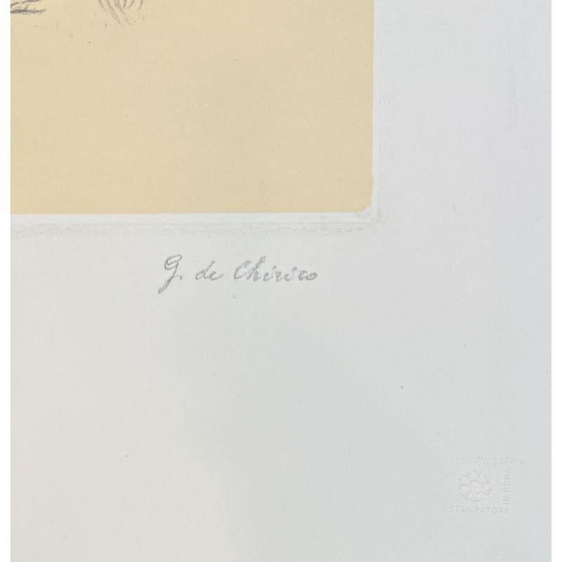 Giorgio De Chirico - Personaggi - Hand-Signed Etching, 1973 3