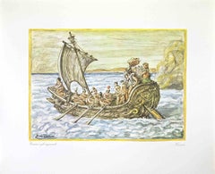 Jason and the Argonauts - Vintage Offset Print by Giorgio de Chirico - 1962