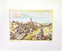 Jason Builder of the First Ship - Offset Print by Giorgio de Chirico - 1962