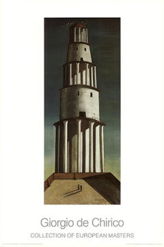 Antique La grande torre - Giorgio De Chirico