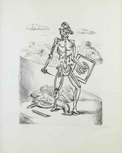 Le Gladiateur – Lithographie von Giorgio de Chirico – 1929