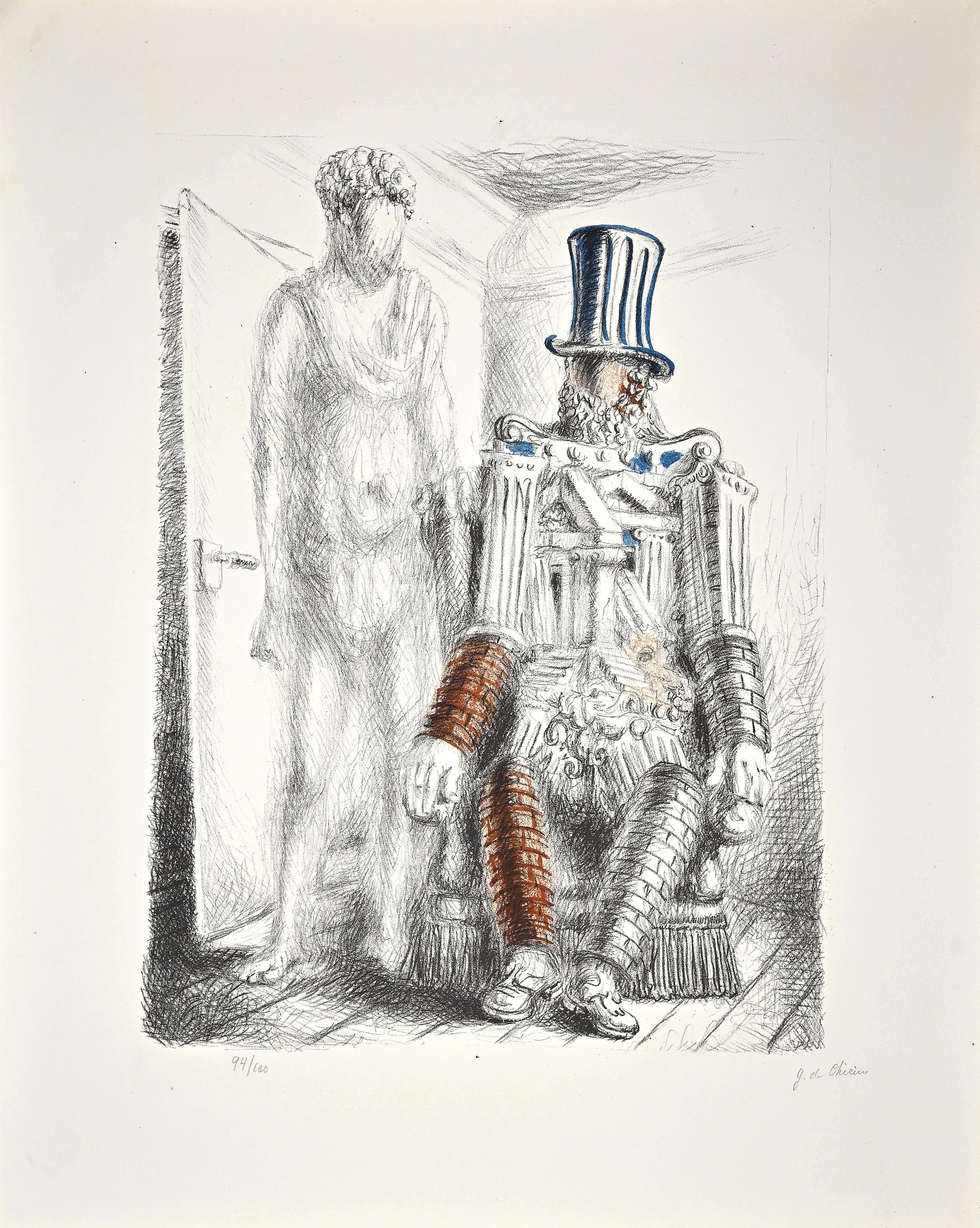 Giorgio De Chirico Abstract Print -  Le Retour du Fils Prodigue I