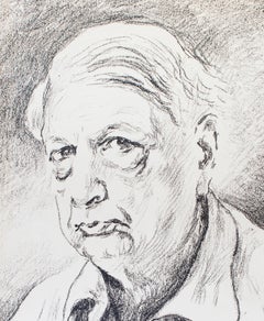 Self Portrait - Lithograph by Giorgio De Chirico - 1968