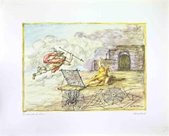 The Metamorphosis of Arachne - Vintage Offset Print by Giorgio de Chirico - 1962