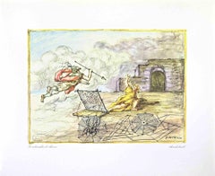 The Metamorphosis of Arachne - Vintage Offset Print by Giorgio De Chirico - 1962