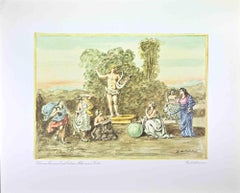 The Muses - Vintage Offset Print by Giorgio de Chirico - 1962
