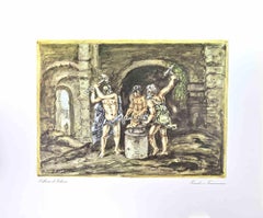Vulcan's Forge - Vintage Offset Print after Giorgio de Chirico - 1962