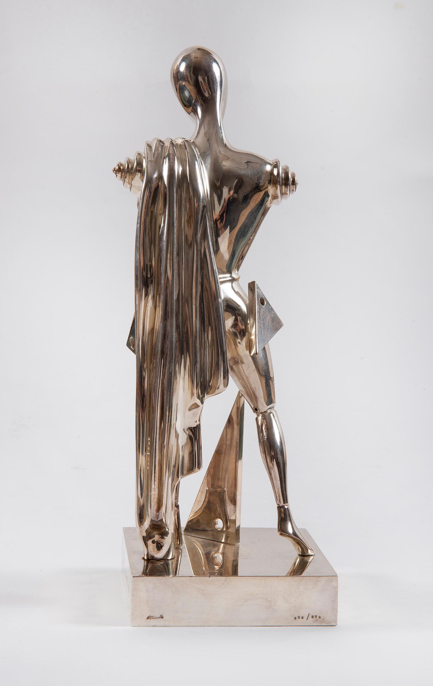 Der Il Trovatore, Chirico, Multiples, 1970er Jahre, Bronze, Skulptur, Surrealistisch im Angebot 2
