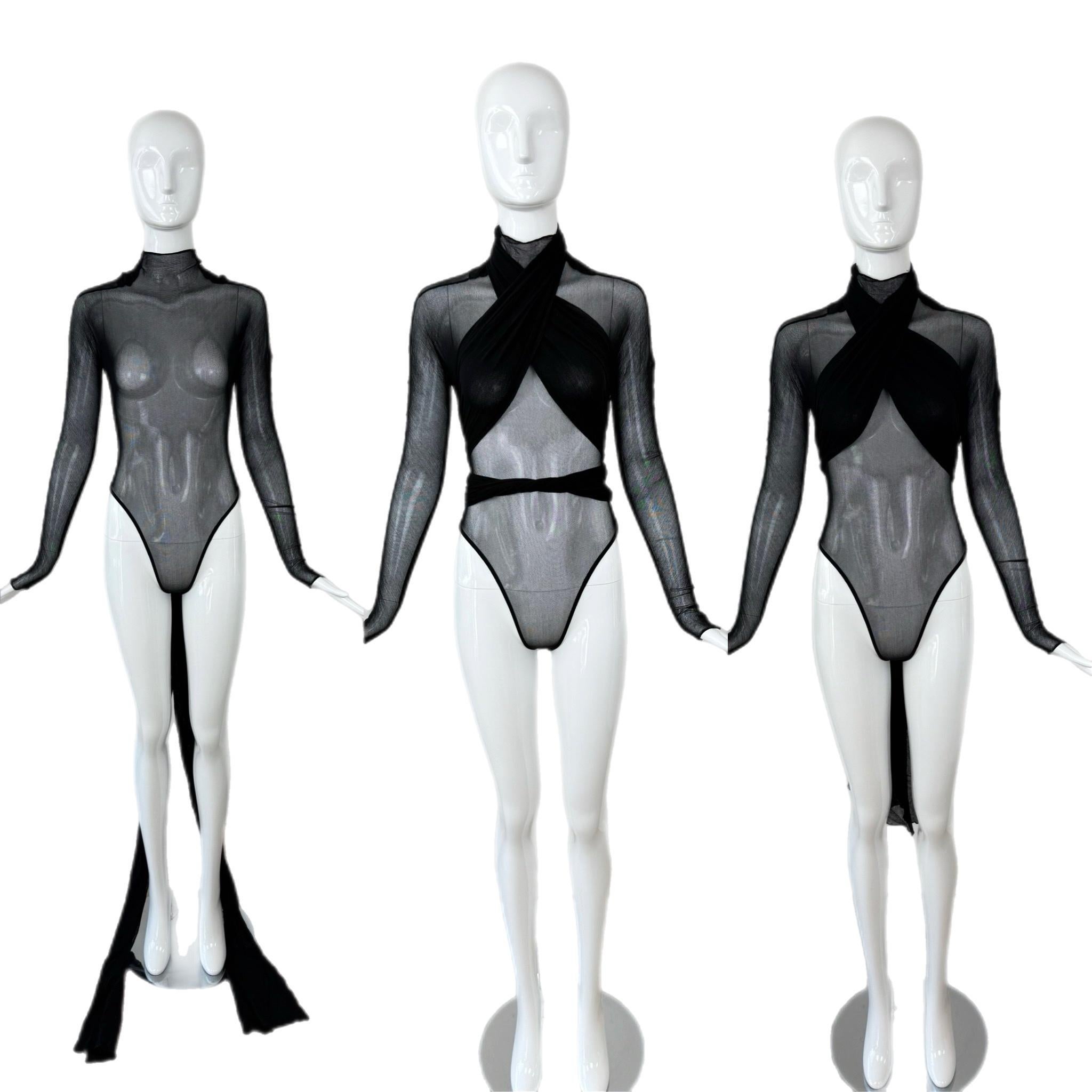 Giorgio di Sant Angelo
Vintage
1980s — 1990's
Jet black color
Can adjust straps however you prefer
Snaps at crotch
Stretchy
Size 1
Too hard to measure, just assume fits size XS
Excellent Condition, no flaws

Final Sale