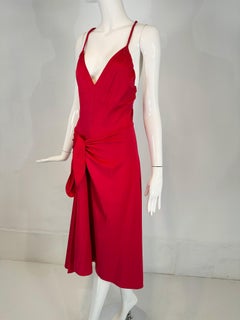 Giorgio di Sant' Angelo - Combinaison et jupe portefeuille en jersey extensible rouge - 1970