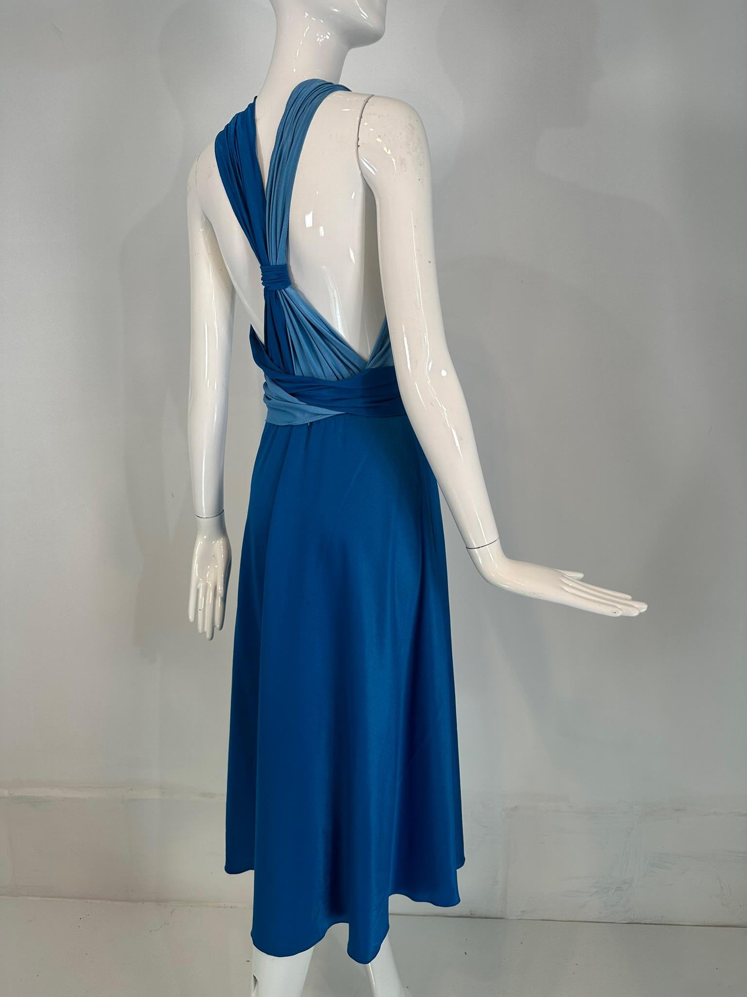 Giorgio di Sant' Angelo Stretch Jersey Wrap Body Suit & Matching Skirt 1970s For Sale 4