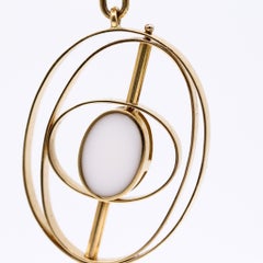 Giorgio Facchini Sculptural Kinetic Convertible earrings In 18Kt Yellow Gold