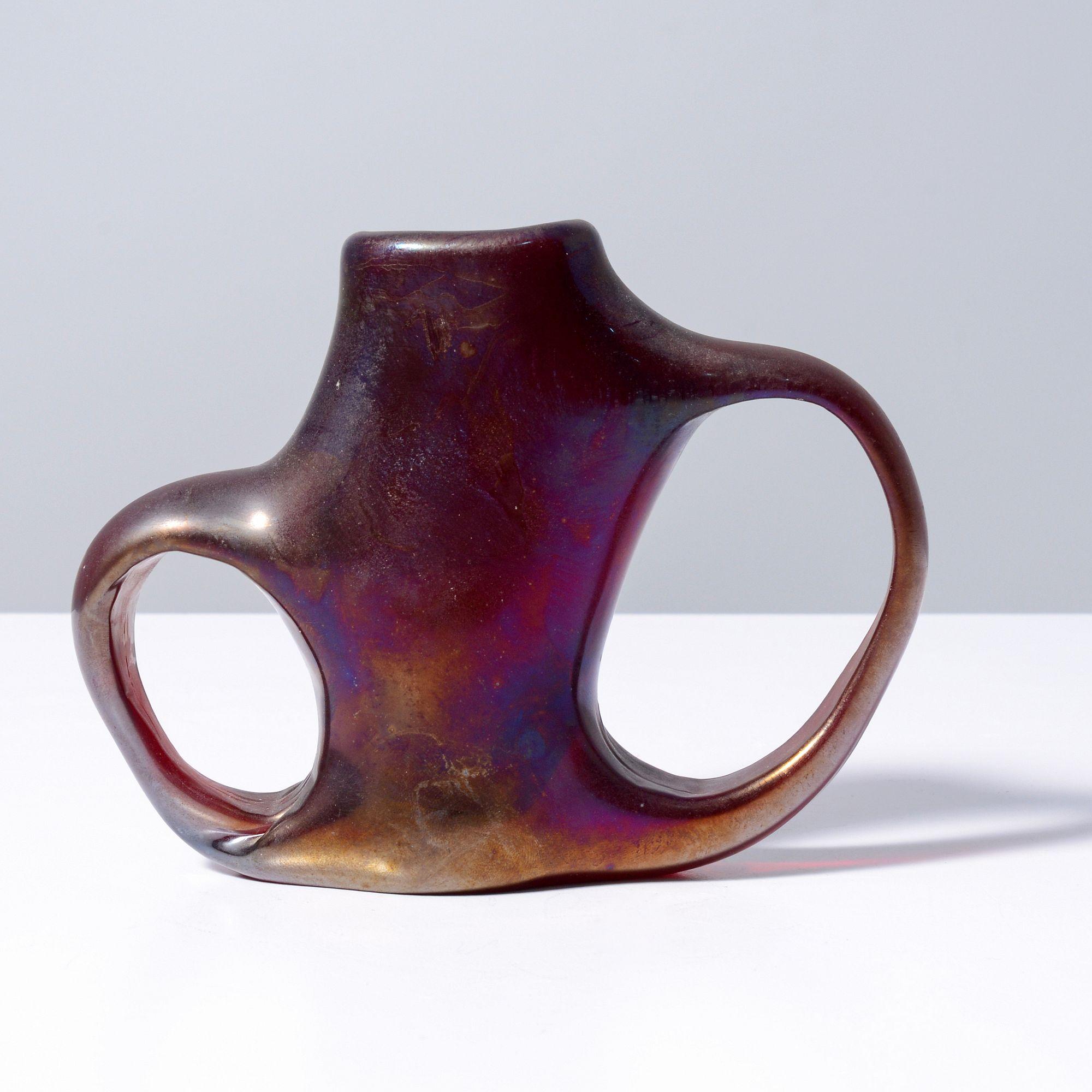 Giorgio Ferro ANSE VOLANTE Vase, Murano (Moderne der Mitte des Jahrhunderts) im Angebot