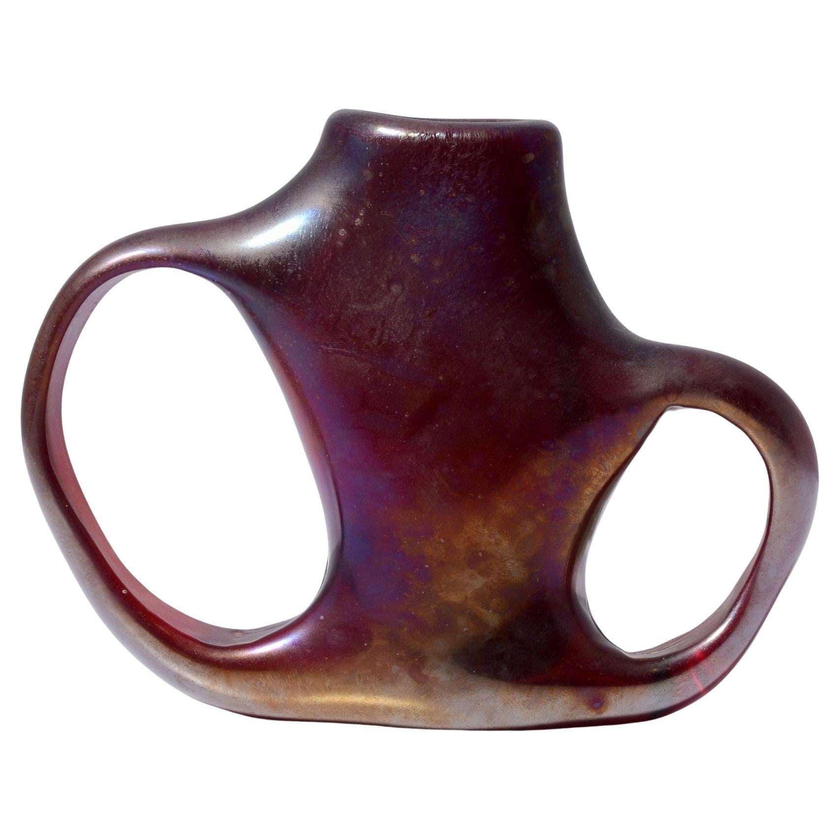 Giorgio Ferro ANSE VOLANTE Vase, Murano