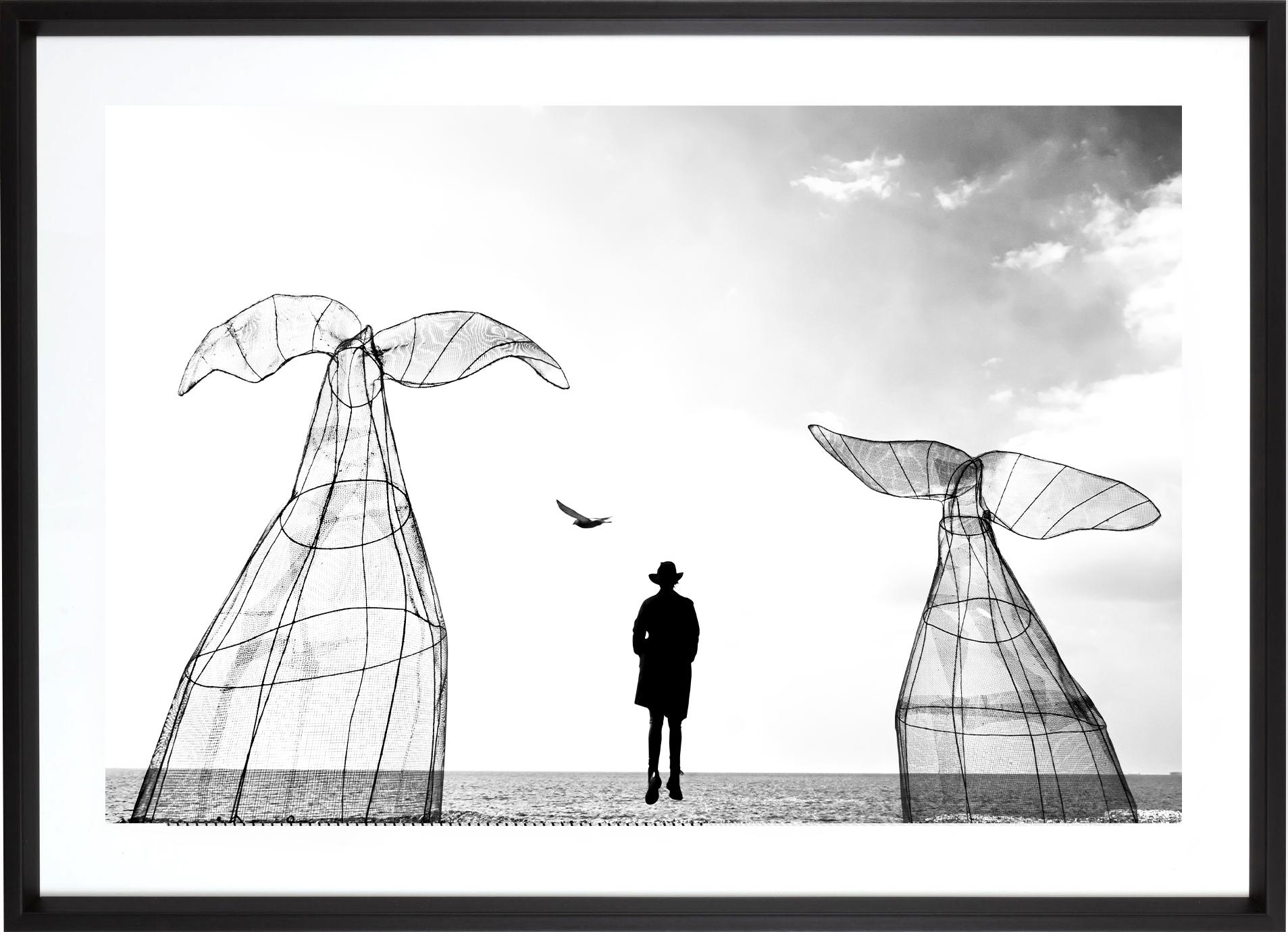 Camogli n° 2, 2022, Paysage, Bianco e nero, Figura umana - Photograph de Giorgio Galimberti