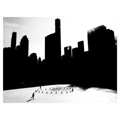 Forme di Spazio #34, 2019, Skyline, Landscape, New York, Bianco nero