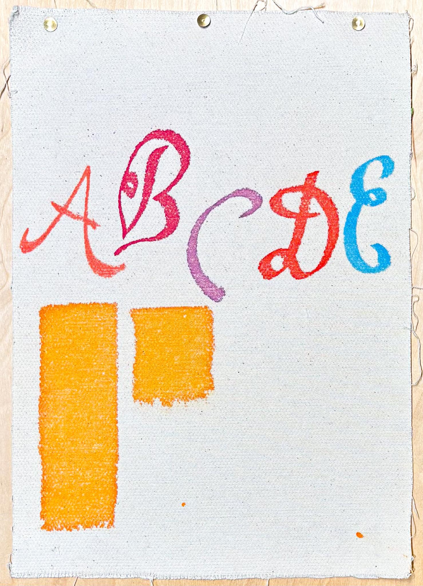 Giorgio Griffa (1936) - Acrílico sobre lienzo - 2014 en venta 1