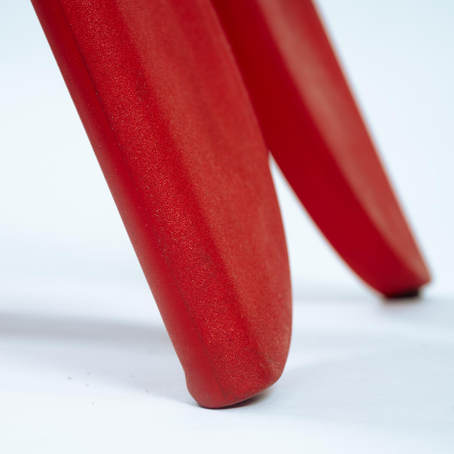 Sillas plegables rojas Giorgio Gurioli Filly, Italia, años 80 6