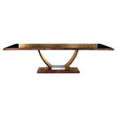 Collection Giorgio Collectional Table de salle à manger extensible Monte Carlo en frêne sycomore-Burl