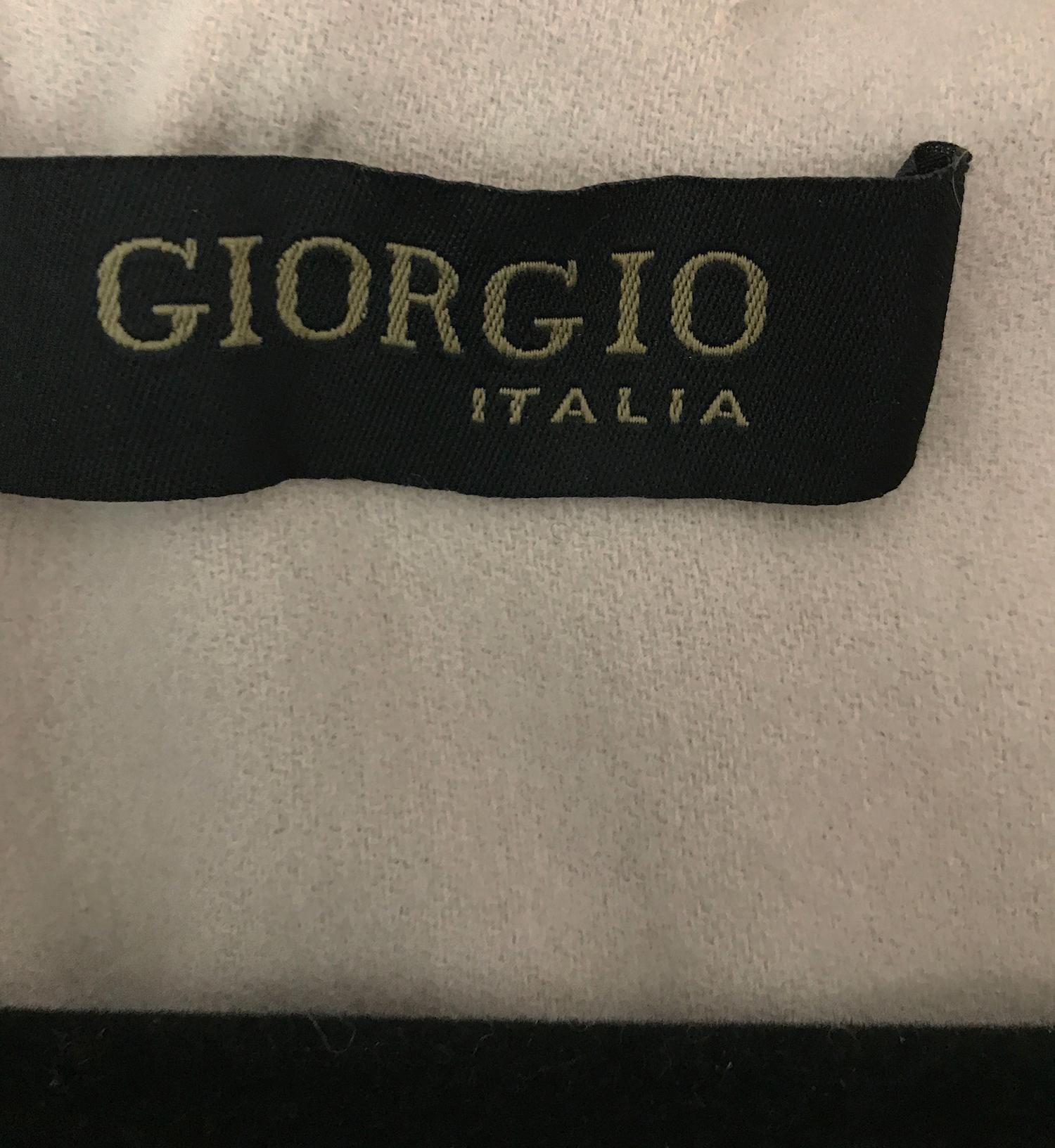 Giorgio Italy Pale Pink Cashmere Cape and Vest with Fox Fur Trim 4