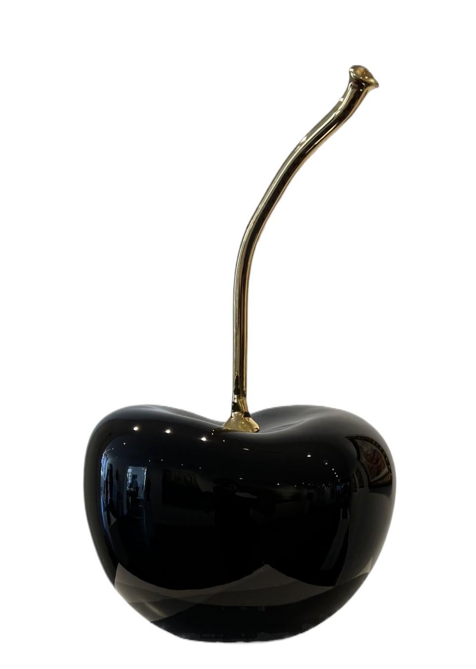 Cerise Niore Keramik Kirschbaum-Obstskulptur Modernes Stillleben Neu auf Lager