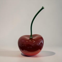 Cerámica «Cerise Rouge» (Cereza Roja): Fruta, arte posmoderno. En stock