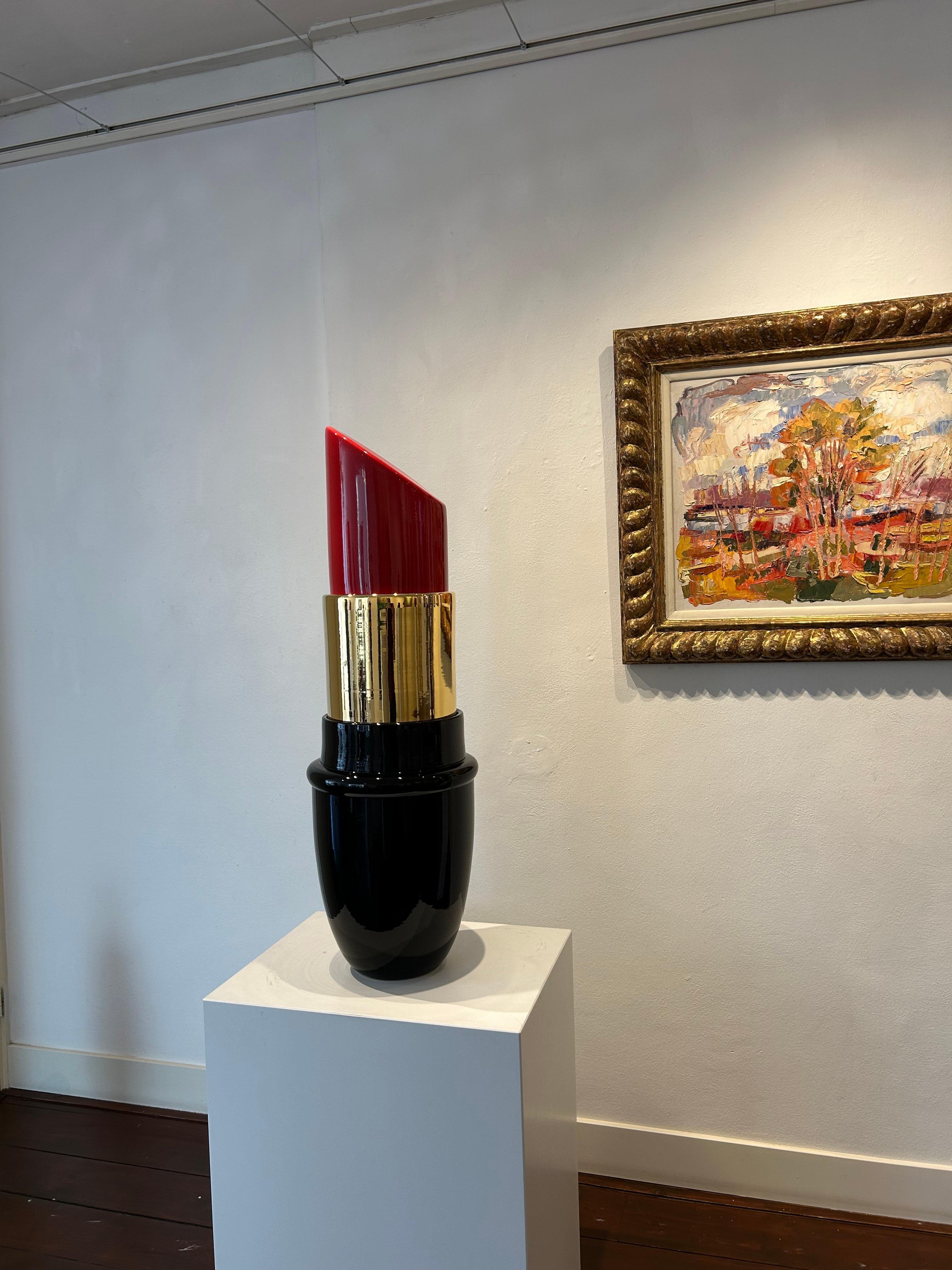 Truka Cerámica Pintalabios Pop Art Escultura Moderna Bodegón Nuevo En Stock - Sculpture Contemporáneo de Giorgio Laveri