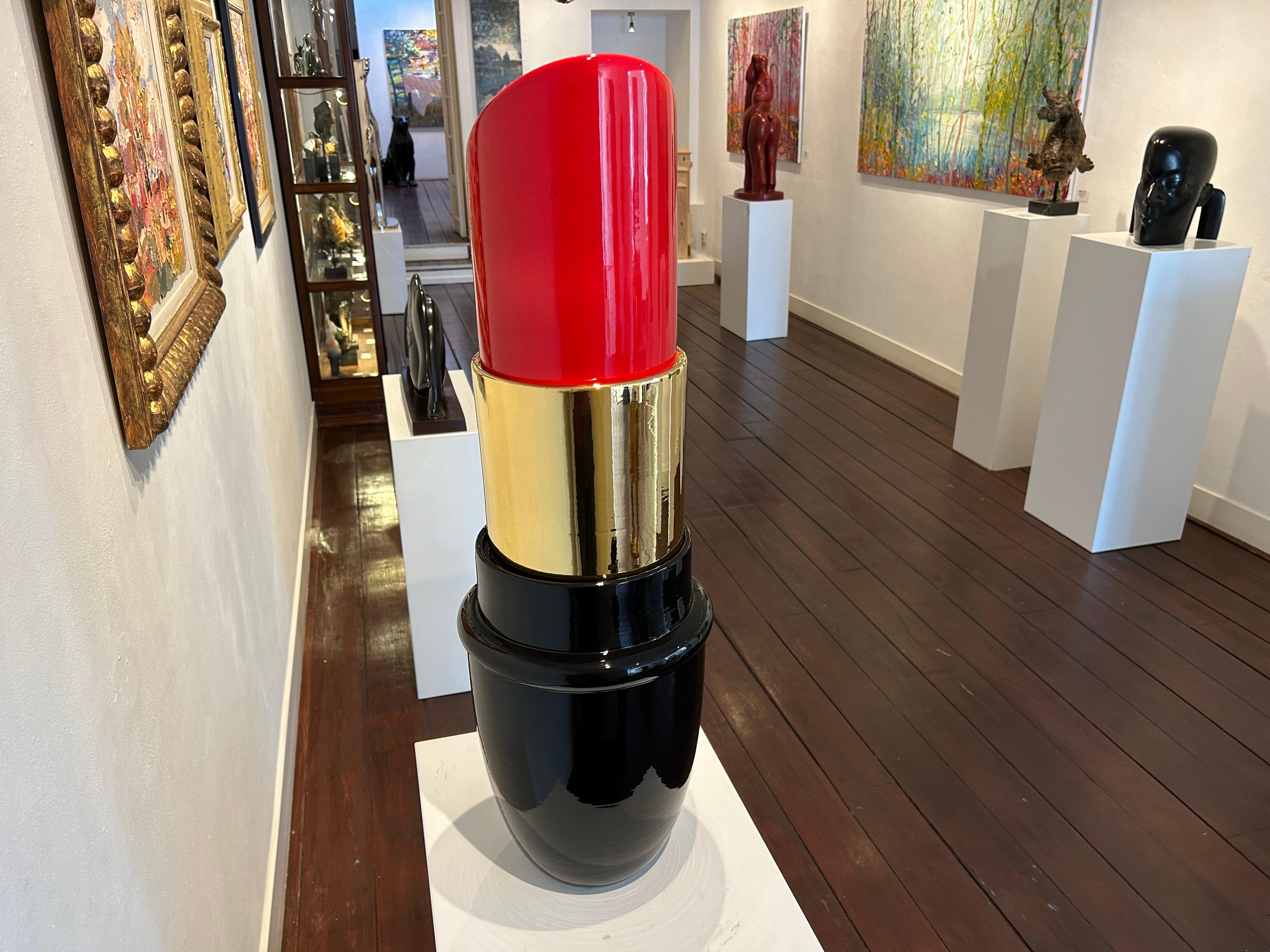 Truka Cerámica Pintalabios Pop Art Escultura Moderna Bodegón Nuevo En Stock en venta 3