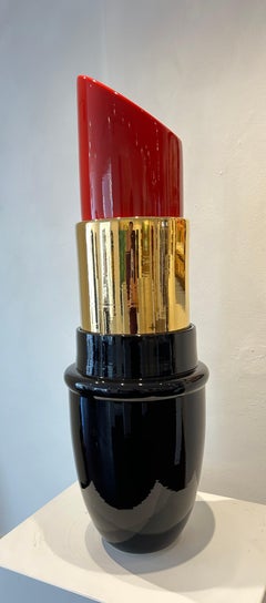 Truka Ceramics Lipstick Pop Art Modern Still Object Life Sculpture New In Stock