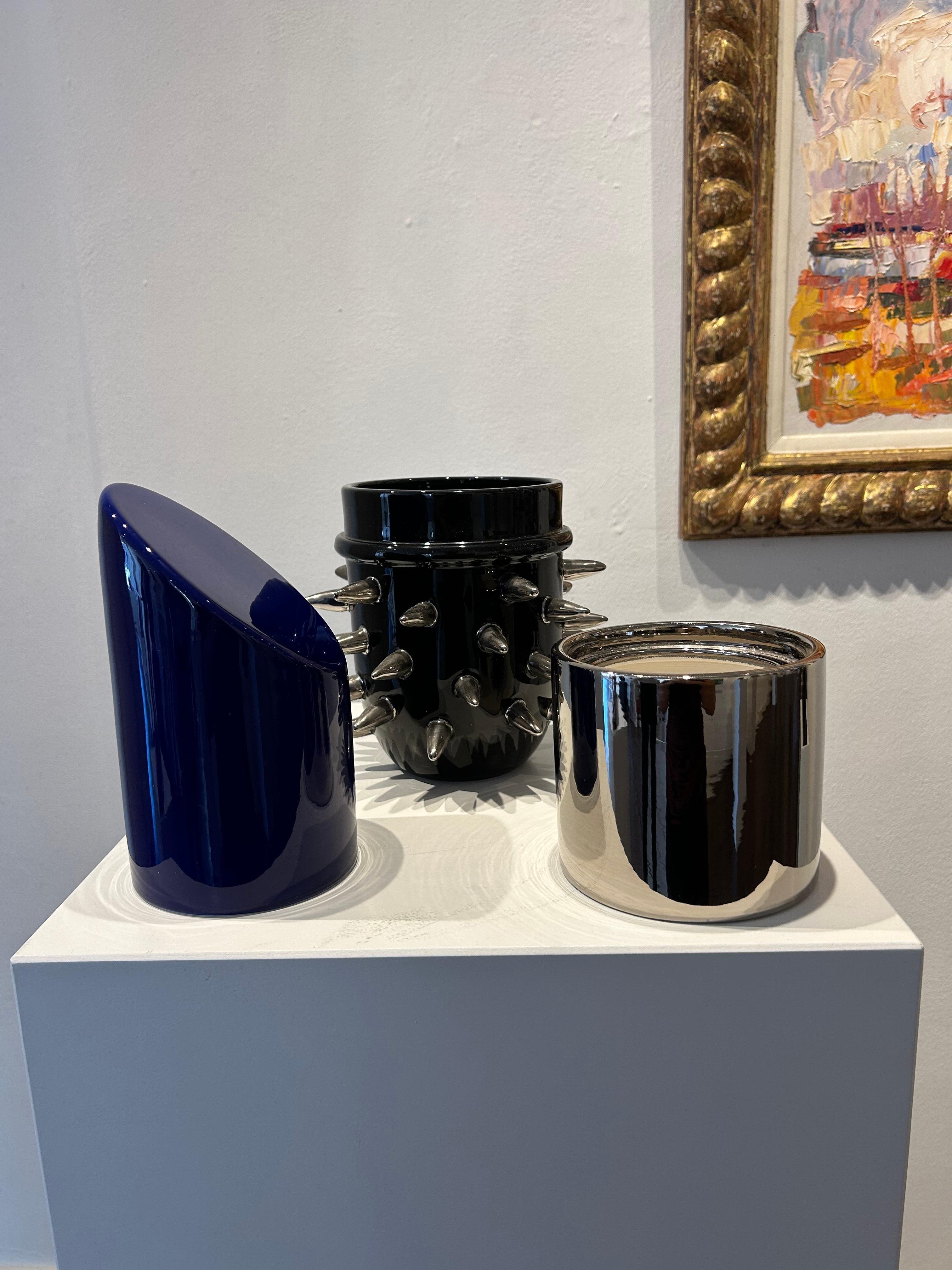 Truko Sadomaso Cerámica Pintalabios Pop Art Escultura Moderna Platino Nuevo En Stock en venta 2
