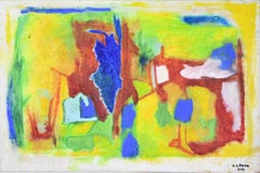 Composición abstracta - Pintura al óleo de Giorgio Lo Fermo - 2014