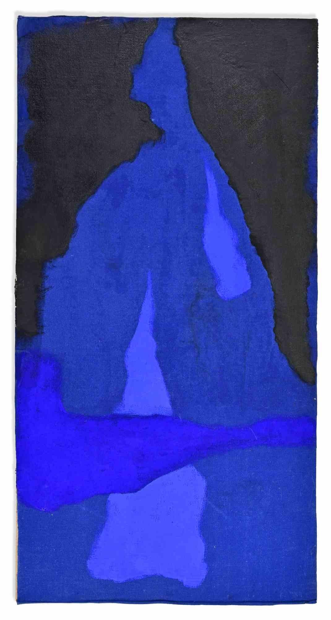 Abstrakte Komposition - Ölgemälde von Giorgio Lo Fermo - 2021 im Angebot 1