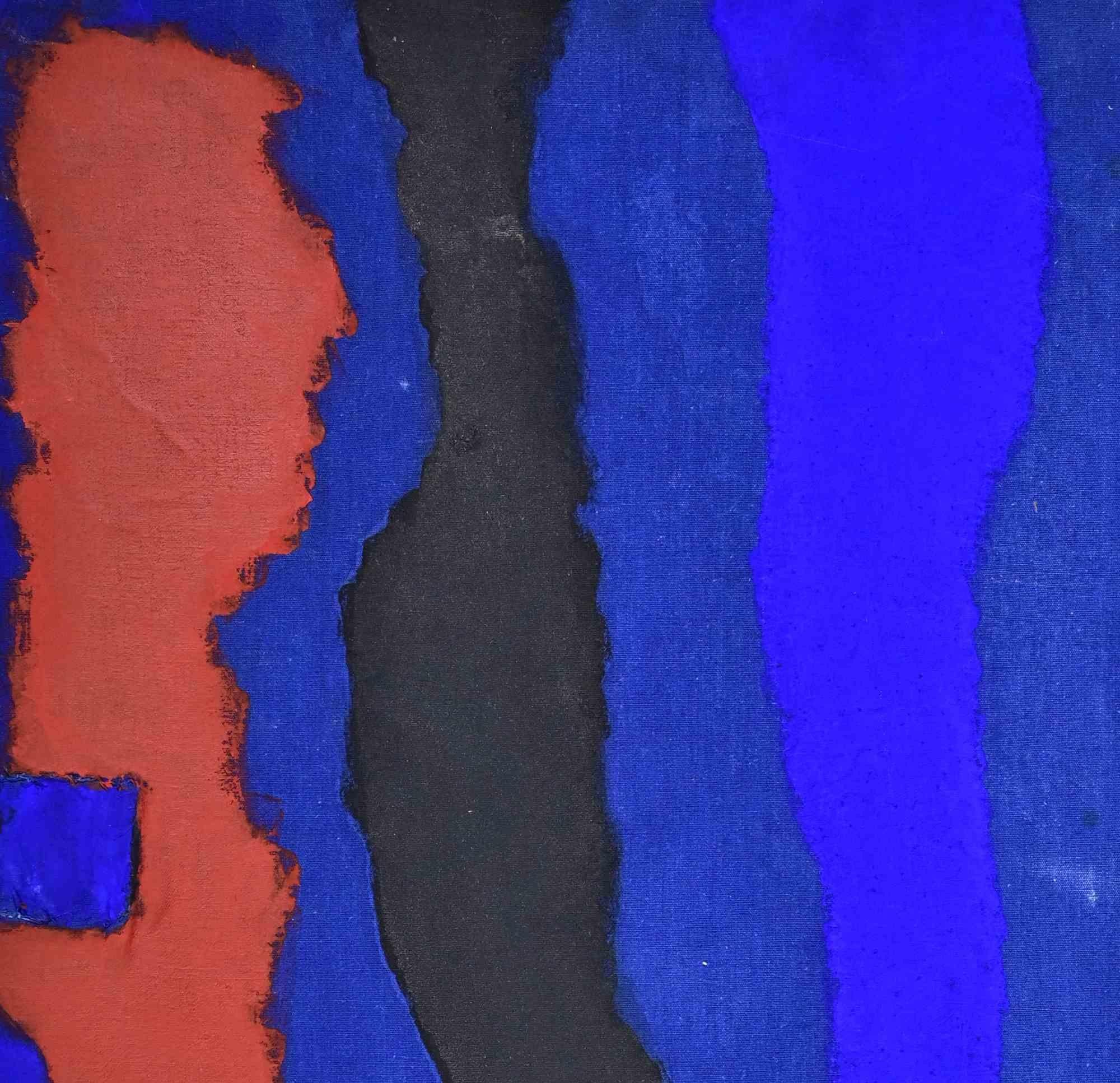 Abstrakte Komposition - Ölgemälde von Giorgio Lo Fermo - 2021 im Angebot 1