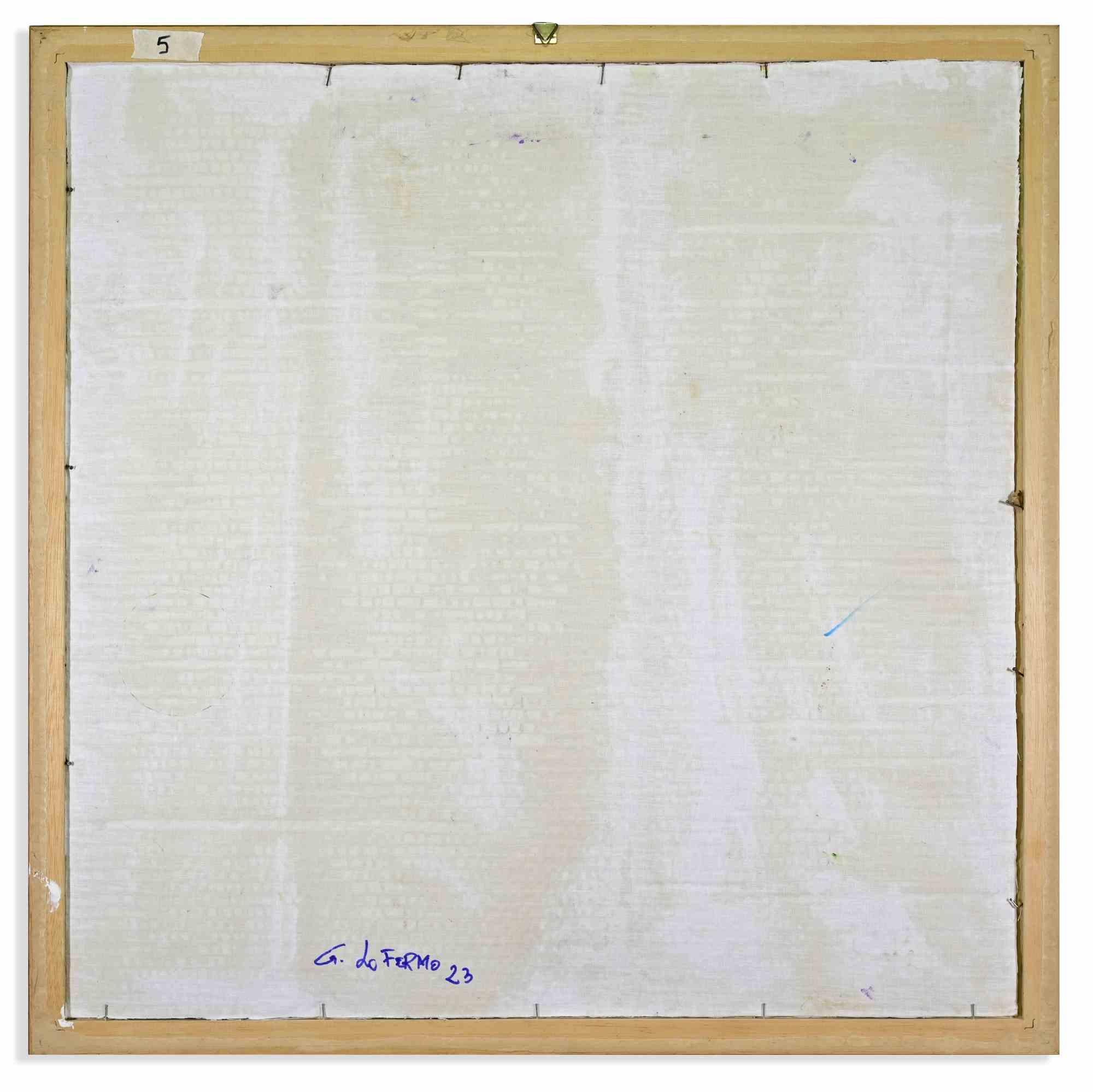 Abstract Composition - Oil Painting by Giorgio Lo Fermo - 2023 For Sale 2