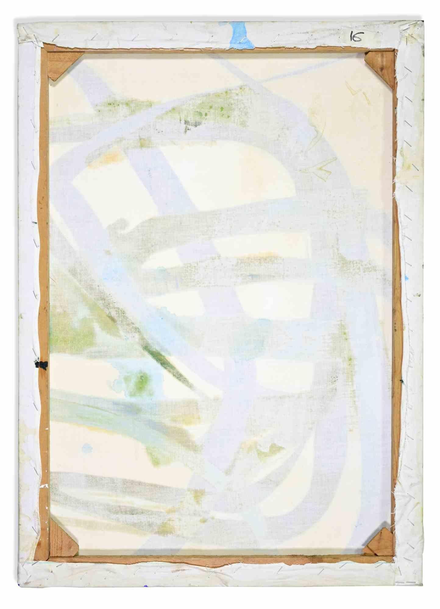 Abstrakte Komposition - Ölgemälde von Giorgio Lo Fermo - 2023 im Angebot 2