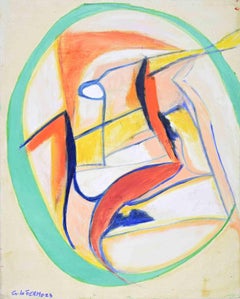 Composición abstracta - Pintura al óleo de Giorgio Lo Fermo - 2023