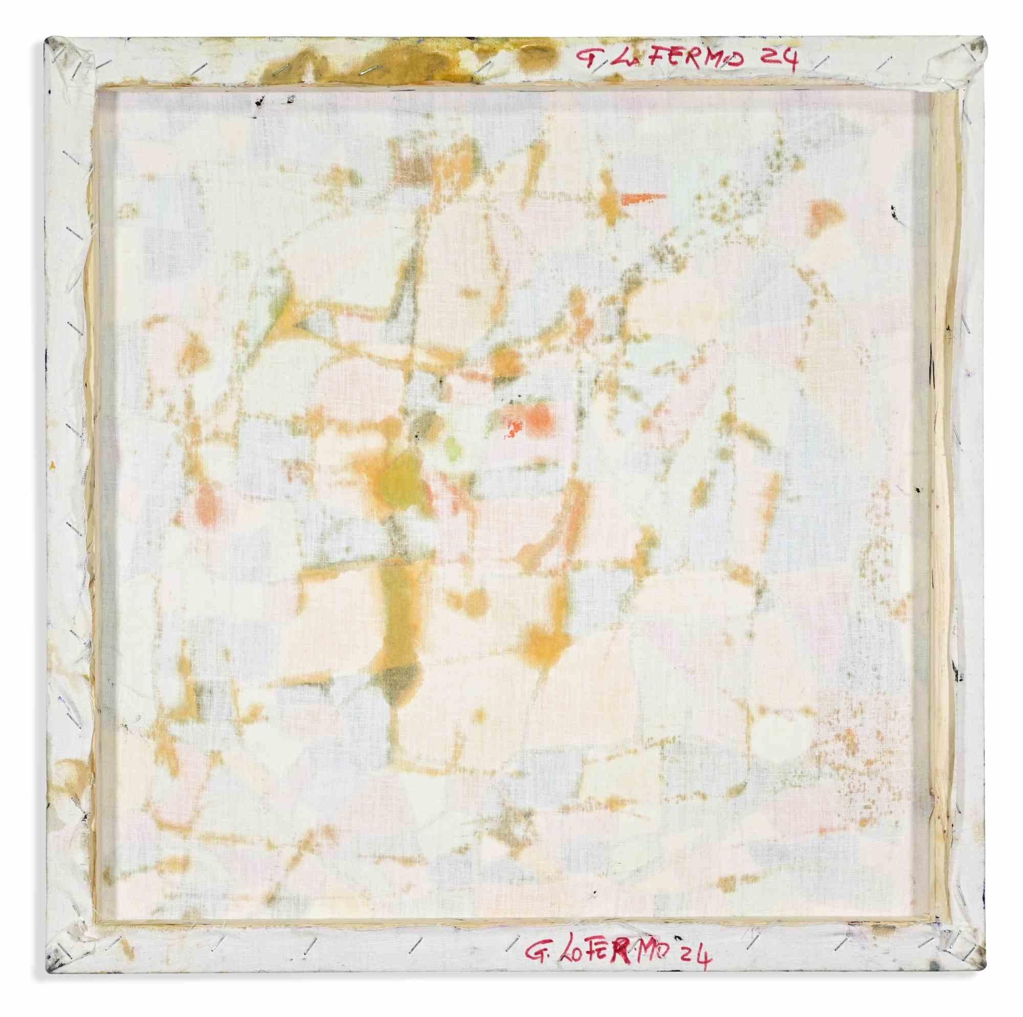 Abstrakte Komposition - Ölgemälde von Giorgio Lo Fermo - 2024 im Angebot 2