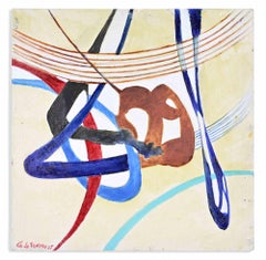 Composición abstracta - Pintura al óleo de Giorgio Lo Fermo - 2025