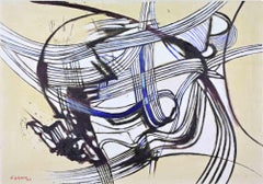 Composición abstracta - Pintura al óleo de Giorgio Lo Fermo - 2025