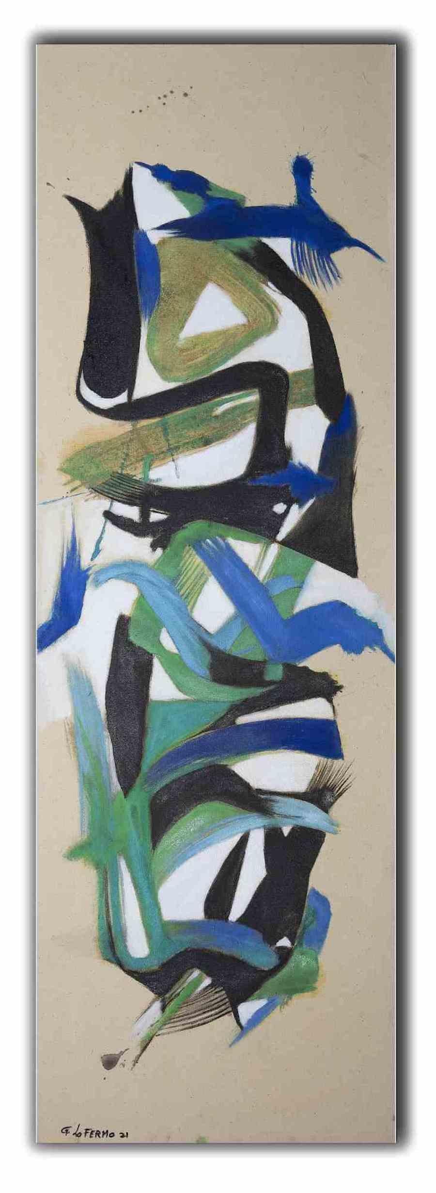 Abstract Expression is an original artwork realized by Giorgio Lo Fermo (b. 1947) in 2021.

Original Oil Painting on Canvas.

Hand-signed, titled and dated on the back of the canvas.

Hand-signed and dated on the lower left corner.

Mint