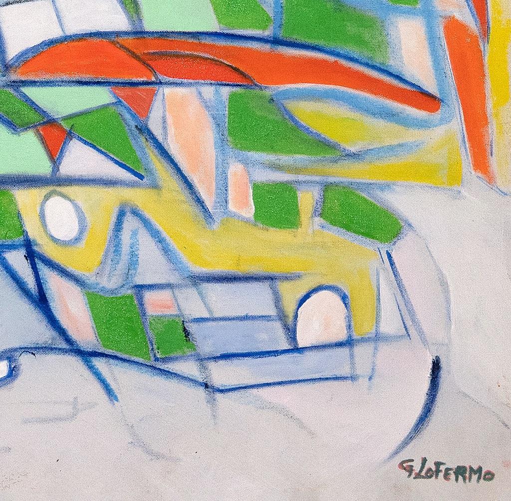 Abstract Composition - Oil painting by Giorgio Lo Fermo - 2019 For Sale 1