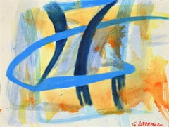 Abstrakte Komposition – Tempera und Aquarell von Giorgio Lo Fermo – 2020