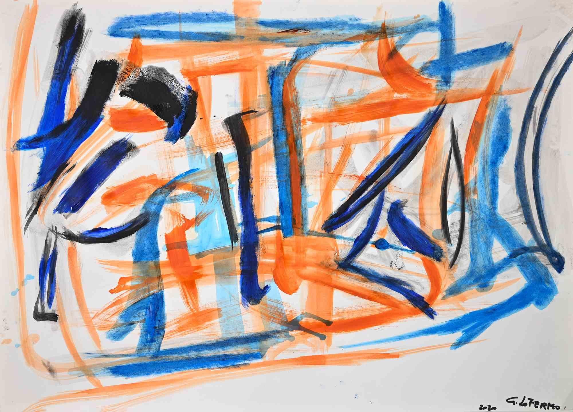 Abstrakte Komposition ist eine Originalzeichnung in Tempera und Aquarell auf Papier von Giorgio Lo Fermo aus dem Jahr 2020.

Gute Bedingungen.

Das Kunstwerk wird durch starke Pinselstriche in einer ausgewogenen Komposition dargestellt.


Giorgio Lo