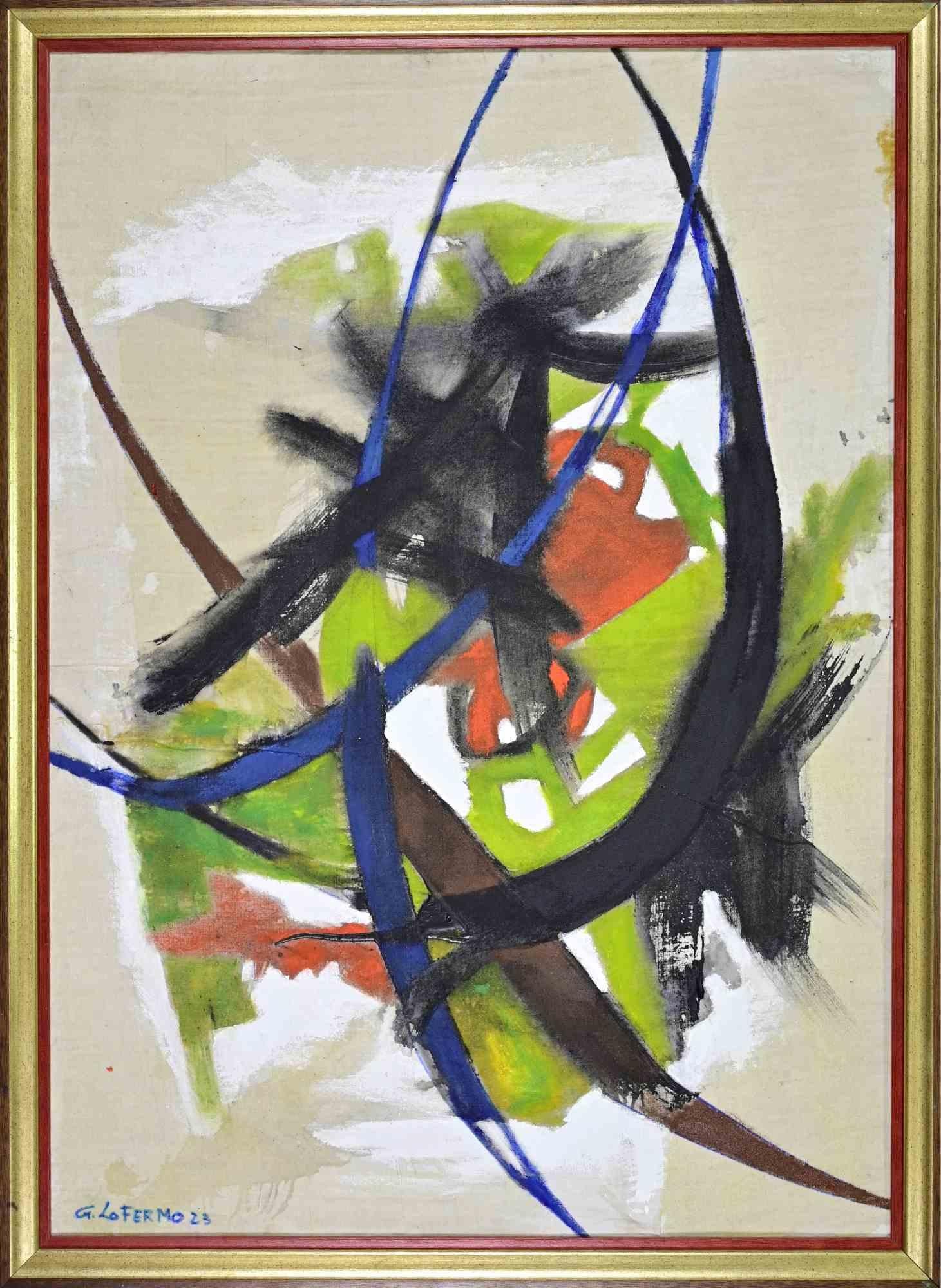 Abstract Expression - Oil Painting by Giorgio Lo Fermo - 2023