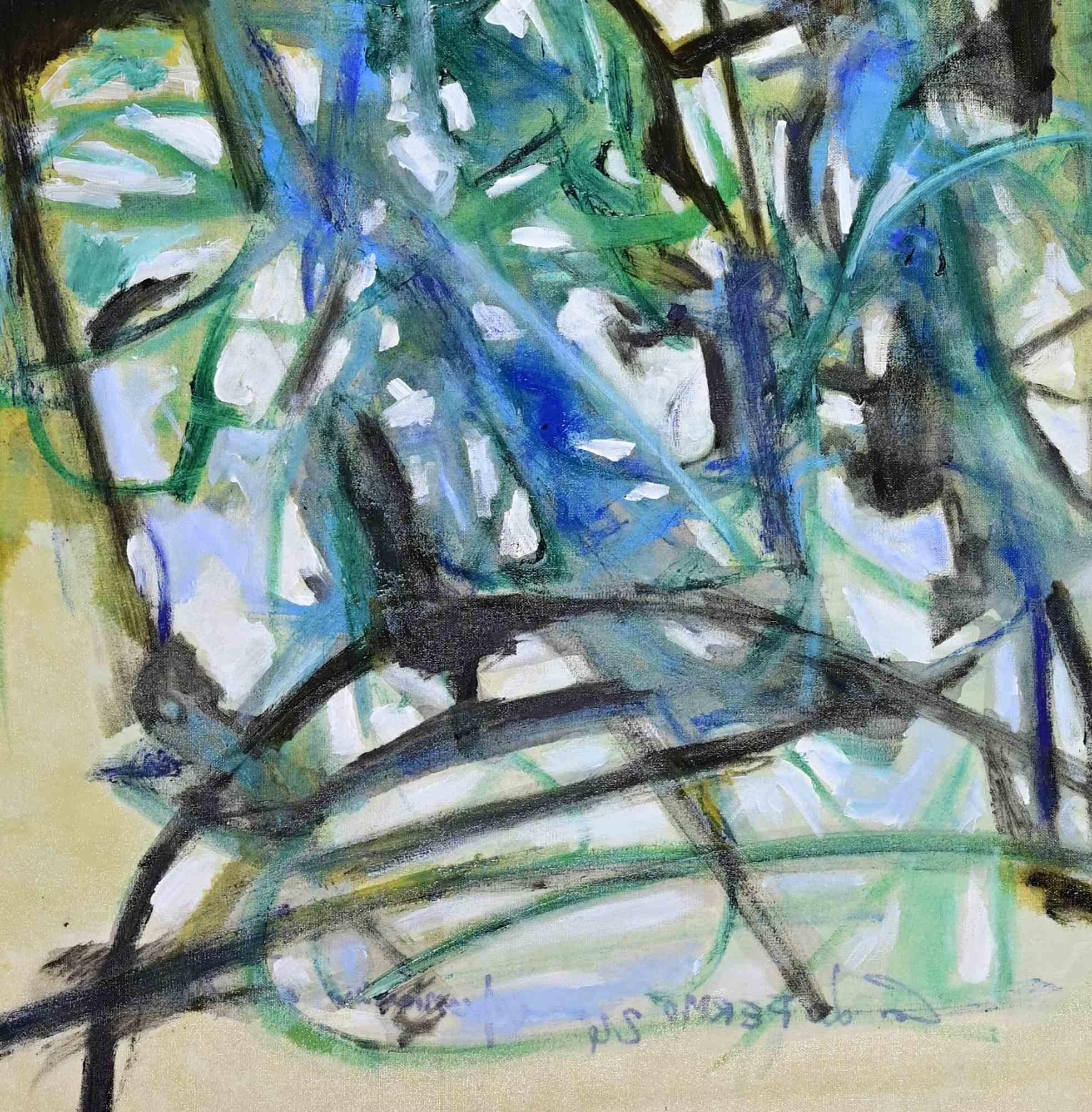 Abstrakte Expression - Ölgemälde von Giorgio Lo Fermo - 2024 im Angebot 2