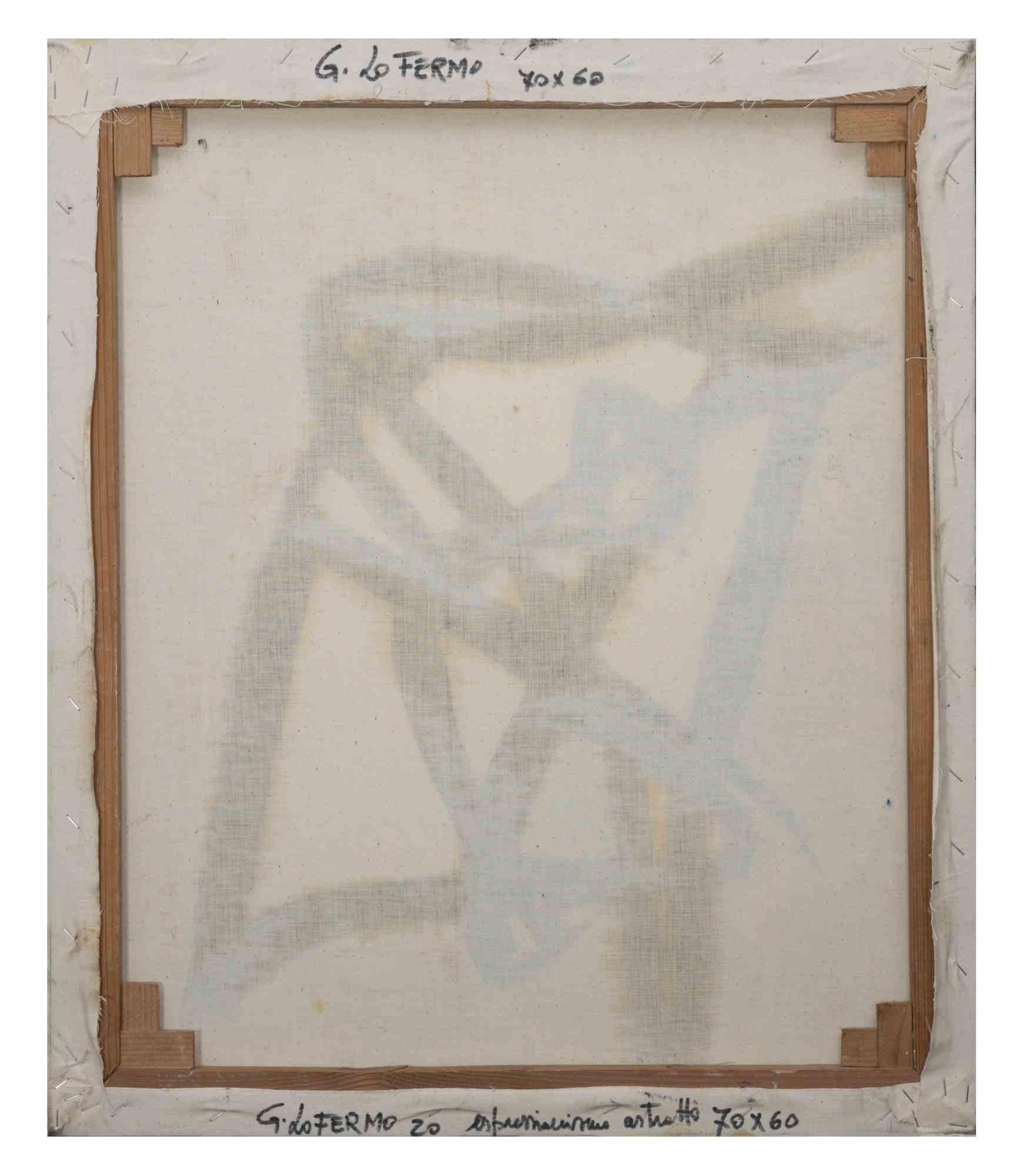 Abstrakter Expressionismus – Öl auf Leinwand von Giorgio Lo Fermo – 2020er Jahre im Angebot 1